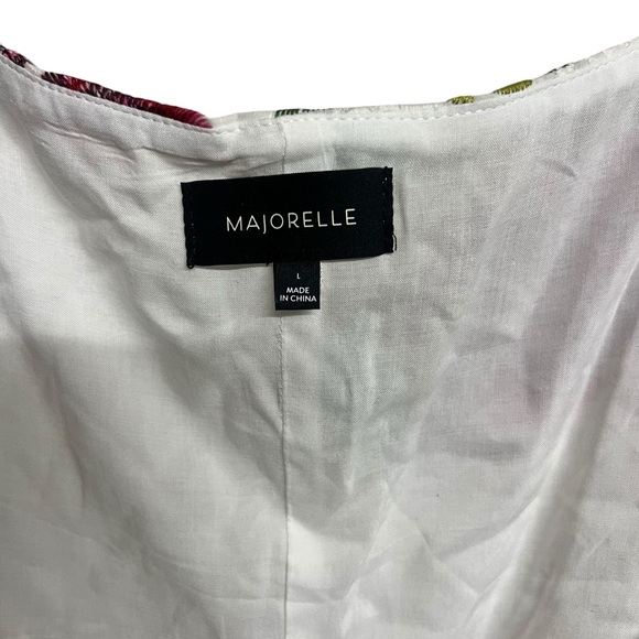 Majorelle Mackenzie Floral Rose Puff Sleeve Belted Mini Dress Bloggers Fave - Picture 7 of 8